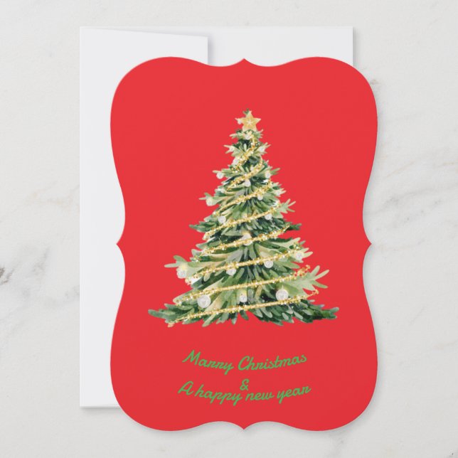 Christmas invitation/greeting card (Front)