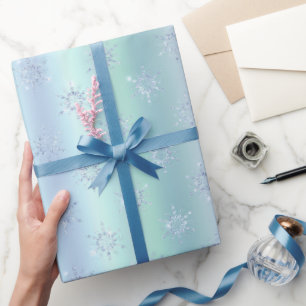 Christmas Iridescent Glamour Luxury  Wrapping Paper