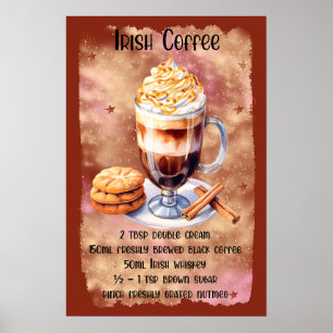 Christmas Irish coffee recipe Christmas Poster