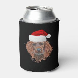 Christmas Irish Setter Classic T-Shirt Can Cooler