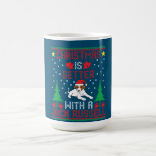 Christmas Is Better With A Jack Russell Terrier Ug Coffee Mug
