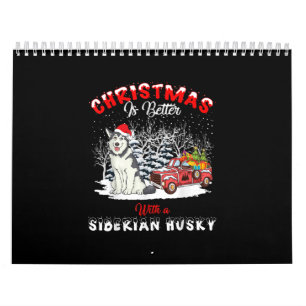Christmas Is Better With Dog   Husky Owner Gift Calendar