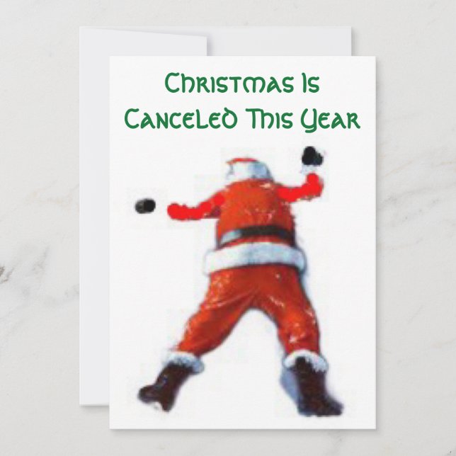 Christmas Is Cancelled Card (Front)