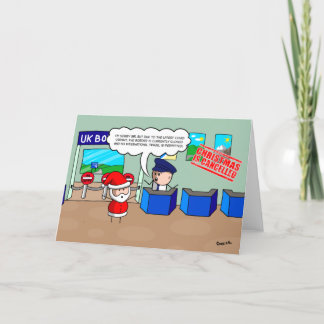 Christmas is Cancelled - Santa stuck in lockdown! Holiday Card
