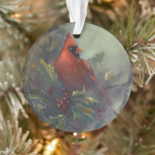 "Christmas Is Coming" Cardinals Ornament