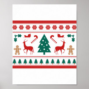 Christmas Is Coming, Christmas, Tree, Reindeer Poster