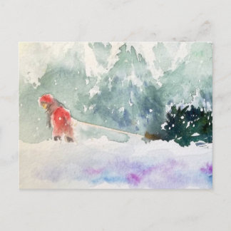 Christmas is Coming Holiday Postcard