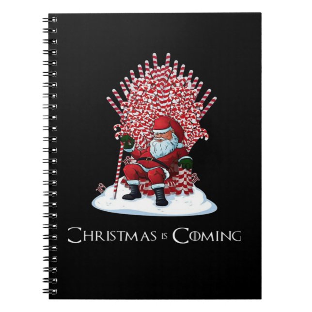 Christmas is coming notebook (Front)