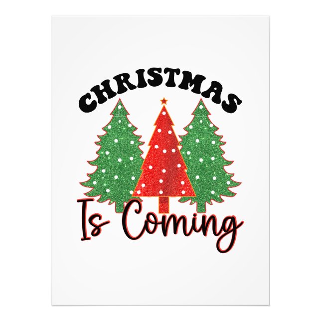 Christmas Is Coming Photo Print (Front)