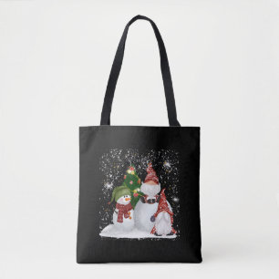 Christmas Is Coming Santa Candy Cane Throne Tote Bag