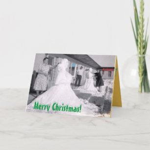Christmas is fun for everyone holiday card