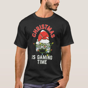 Christmas Is Gaming Time Gamepad Controller Game V T-Shirt