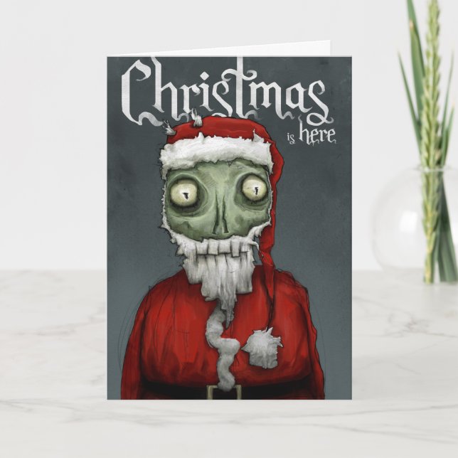 Christmas is here holiday card (Front)