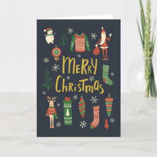 Christmas is here holiday card