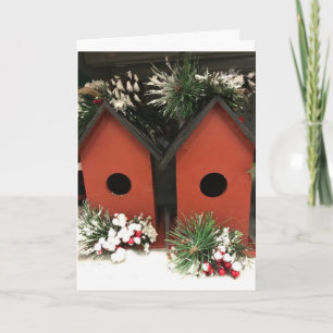 CHRISTMAS IS IN THE AIR AND WISHES ARE ON THE WAY CARD