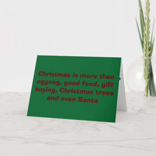 CHRISTMAS IS ME/YOU CELEBRATING UNDER MISTLETOE HOLIDAY CARD (Front)