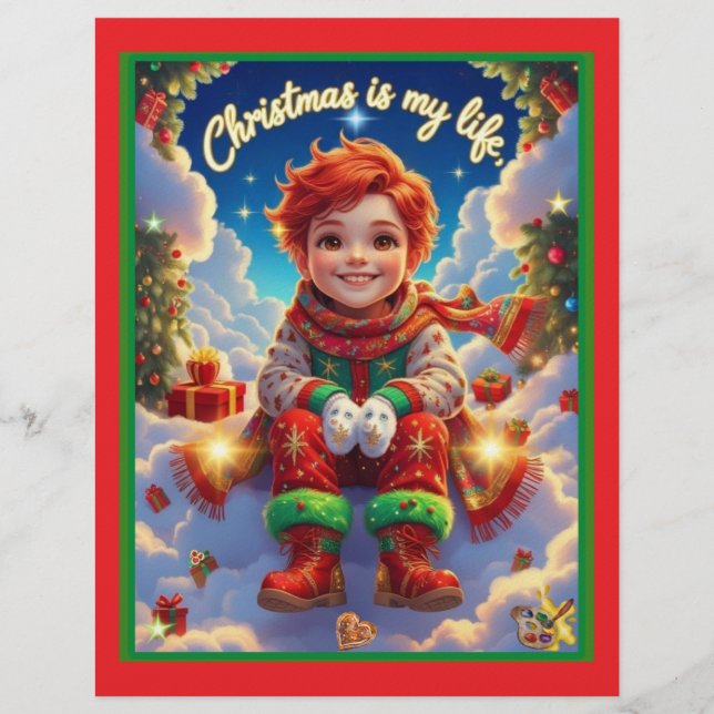 Christmas is my life custom letterhead (Front)