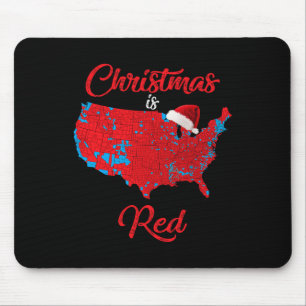 Christmas Is Red 2024 Electoral Map Trump Landslid Mouse Mat