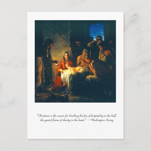 "Christmas is the season" Holiday Postcard (Front)