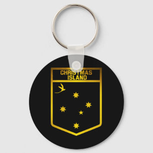 Christmas Island Emblem Key Ring
