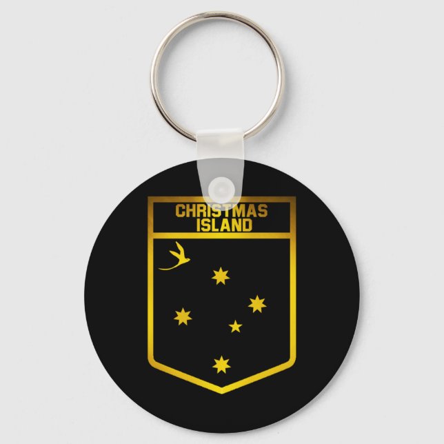 Christmas Island Emblem Key Ring (Front)