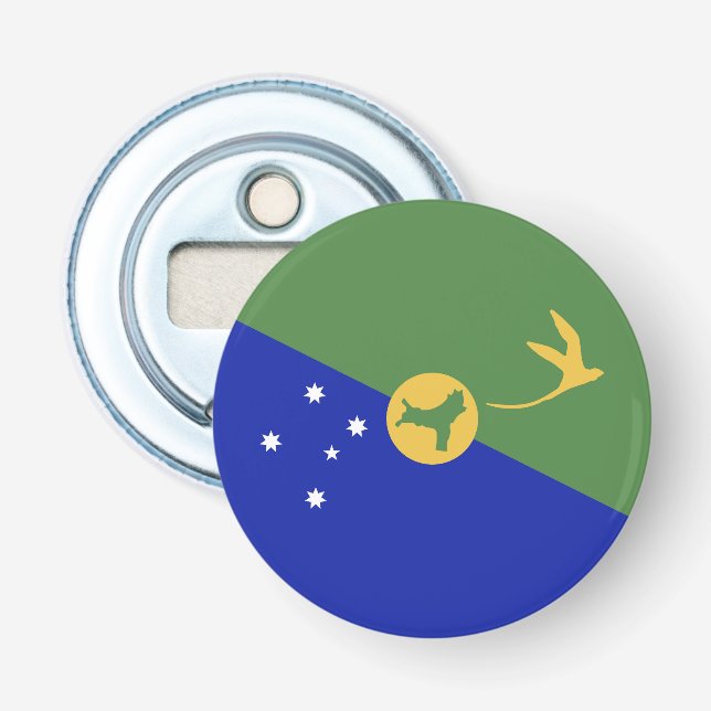 Christmas Island flag Bottle Opener (Front)