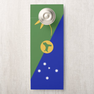 Christmas Island flag Door Hanger