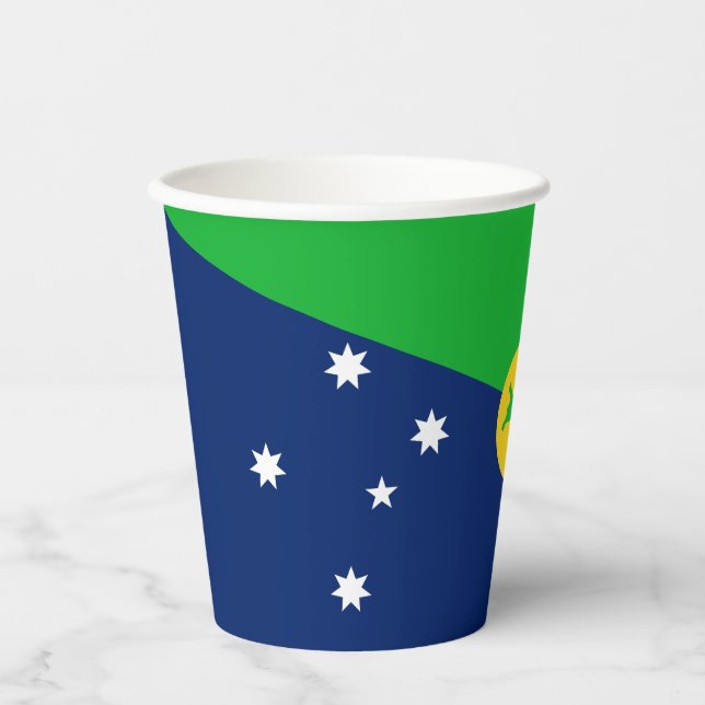Christmas Island Flag Paper Cups (Front)