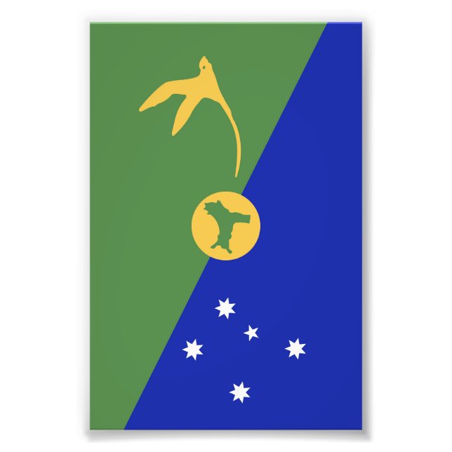 Christmas Island flag Photo Print (Front)