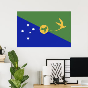 Christmas Island flag Poster