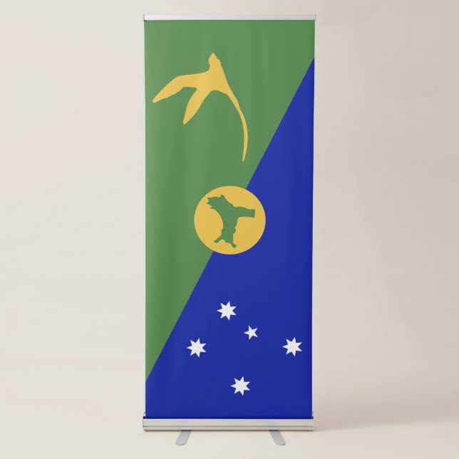 Christmas Island flag Retractable Banner (Front)