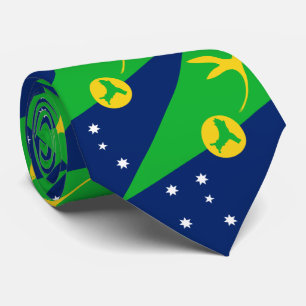 Christmas Island Flag Tie