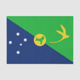 Christmas Island Flag Tissue Paper