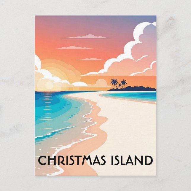 Christmas Island Travel Postcard (Front)