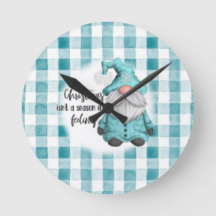 Christmas Isn't a Season, It's a Feeling  Round Clock