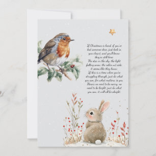 Christmas "It Will All Be Alright" Quote Holiday Card