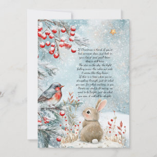 Christmas "It Will All Be Alright" Quote Holiday Card