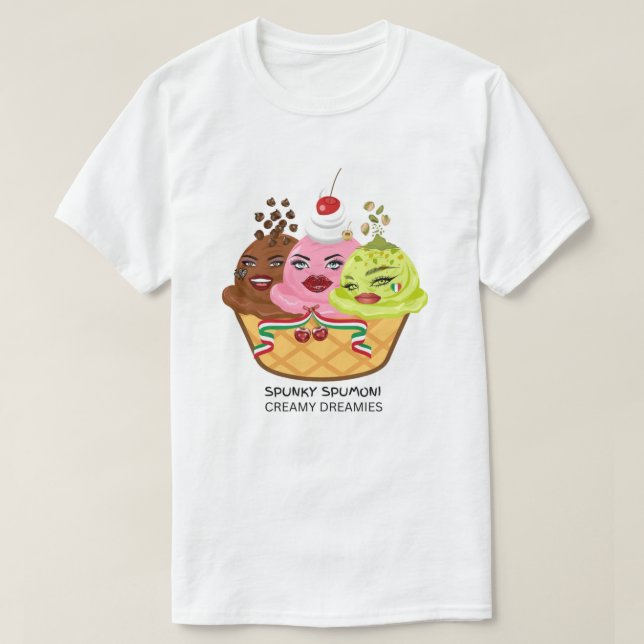 Christmas Italian Spunky Spumoni! T-Shirt (Design Front)