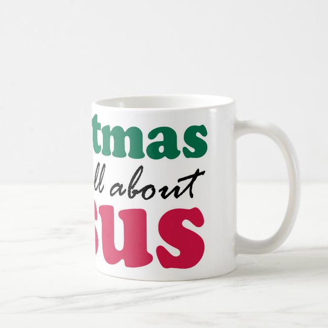 Christmas - It's all about Jesus Coffee Mug (Right)
