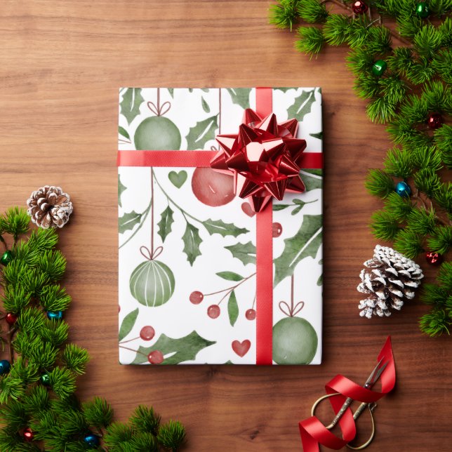 Christmas Ivy Wrapping Paper (Holiday Gift)