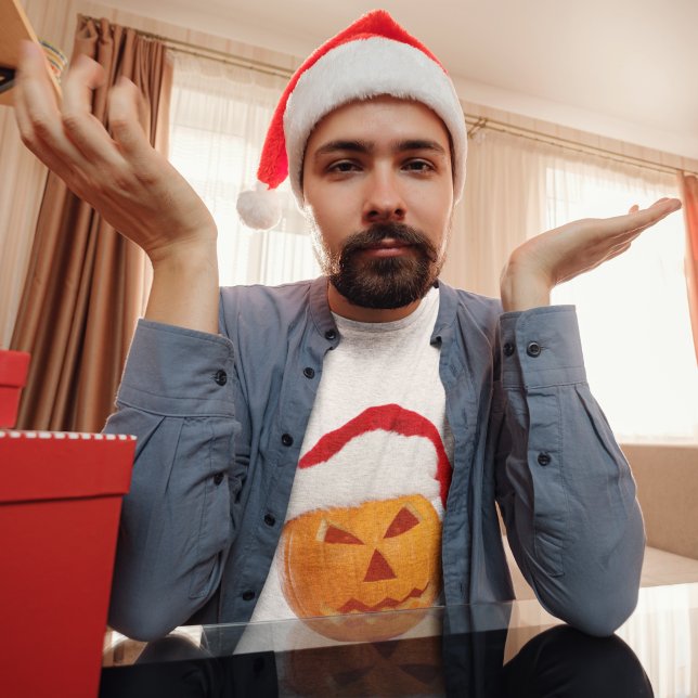 Christmas Jack-o-lantern T-Shirt (Creator Uploaded)