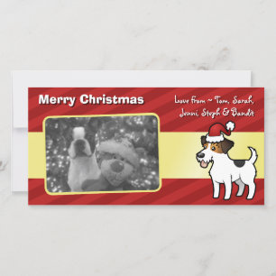 Christmas Jack Russell Terrier Holiday Card