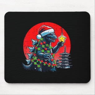 Christmas Japanese Monster Santa Star Xmas Women K Mouse Mat