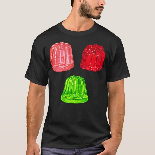 Christmas Jello Pattern T-Shirt (Front)