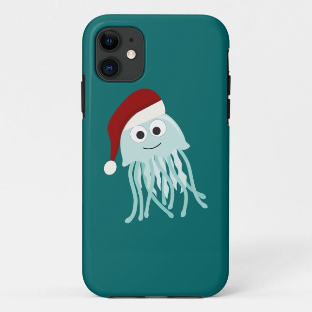 Christmas Jellyfish Case-Mate iPhone Case (Back)