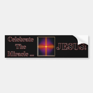 Christmas Jesus Bumper Sticker