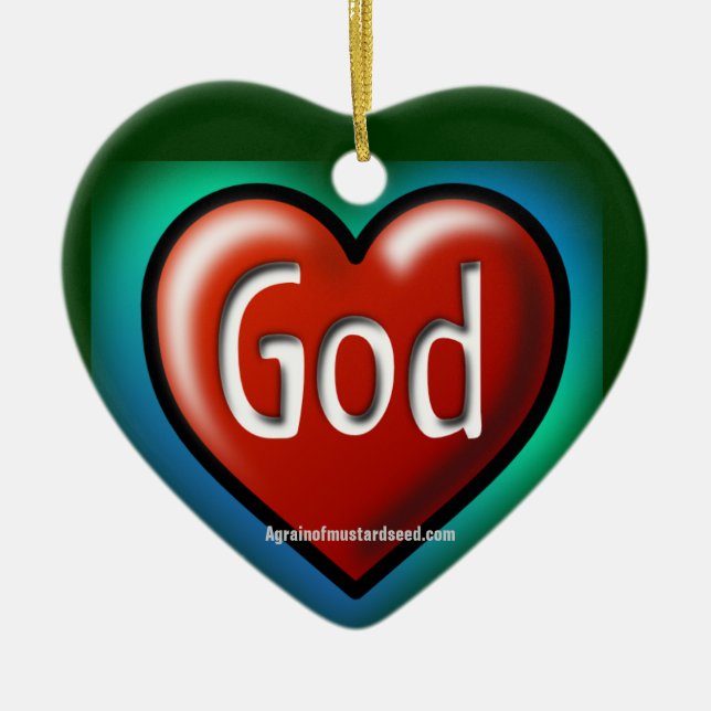 Christmas Jesus Ceramic Tree Decoration (Front)