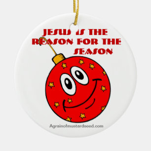 Christmas Jesus Ceramic Tree Decoration