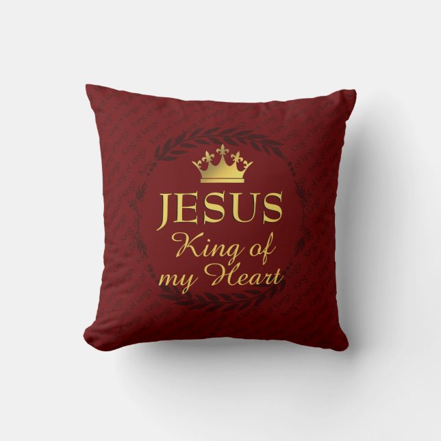 Christmas | JESUS | Crown Cushion (Front)