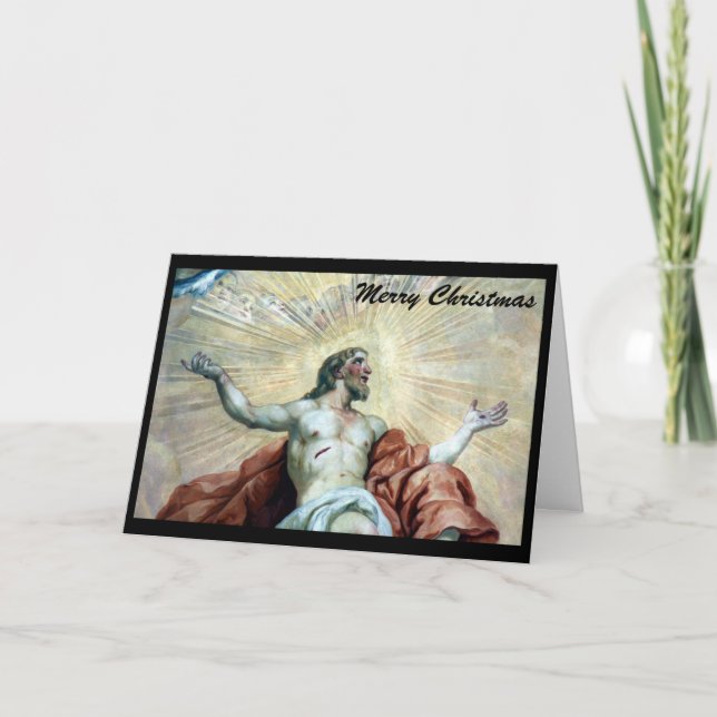 christmas jesus holiday card (Front)